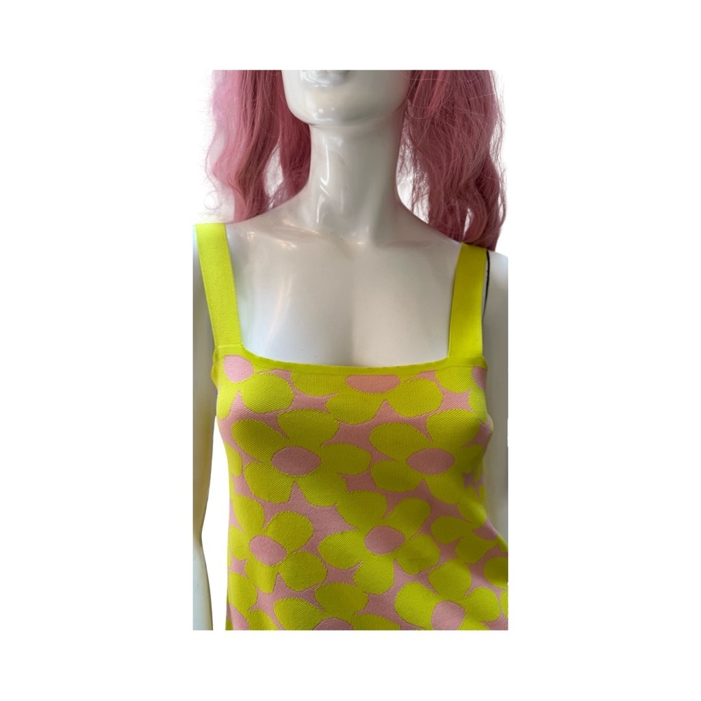 Zara Yellow and Pink Floral Pattern Dress - Picture 6 of 8